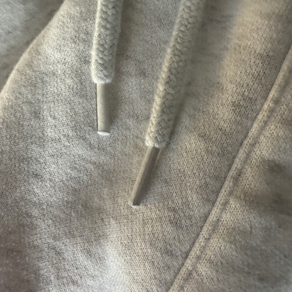White Fox Boutique Gray Joggers with Blue Logo - Picture 5 of 6